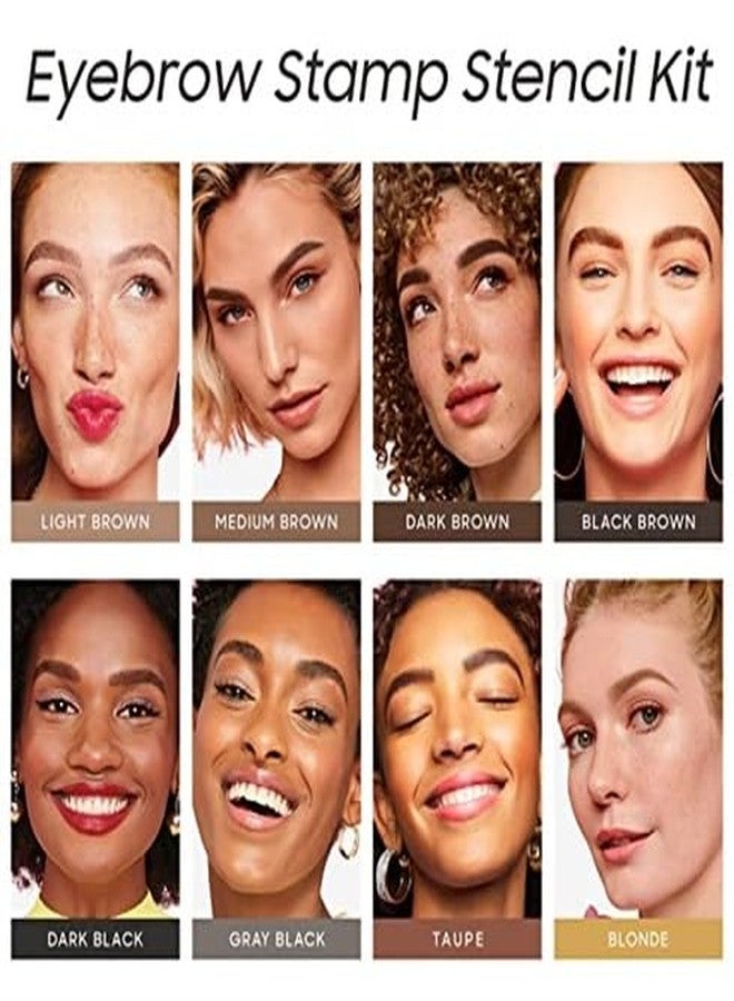 اويتيو مجموعة قوالب طوابع الحواجب - قالب حواجب بخطوة واحدة مع 24 قالبًا رفيعًا وسميكًا قابلًا لإعادة الاستخدام، يدوم طويلًا ومقاوم للماء والتلطخ للحصول على مكياج عيون مثالي (أسود داكن) - Image 3